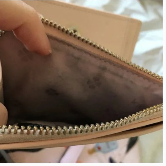 disney x kate spade minnie mouse clarabelle & friends small bifold wallet - Picture 12 of 14